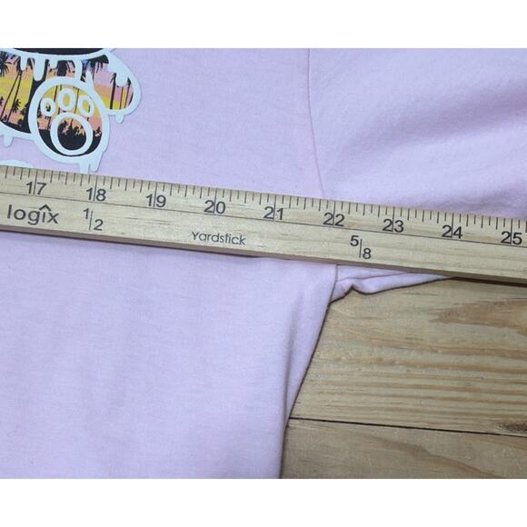 MEN'S GSTR Shirt Pink Drip Bear Los Angles Street wear T Shirt XL - Picture 3 of 5